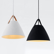 Simple design metal black home decor modern lamp pendant light for dining room